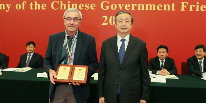 Jean-Louis Rolot et le Vice-Premier Ministre chinois Ma Kai