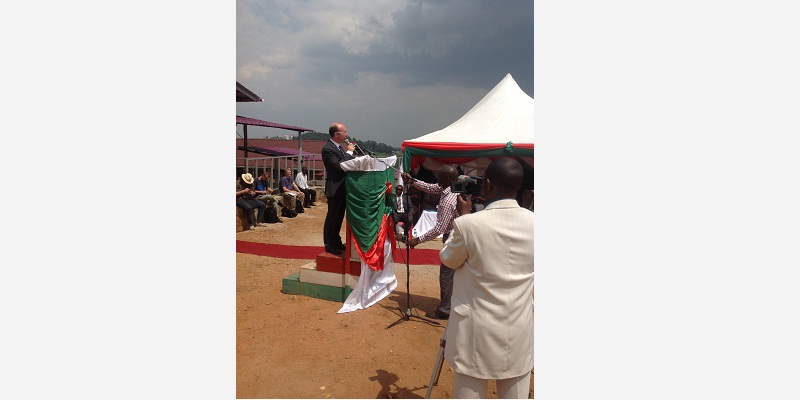 Le Ministre-Président Rudy Demotte en visite au Burundi