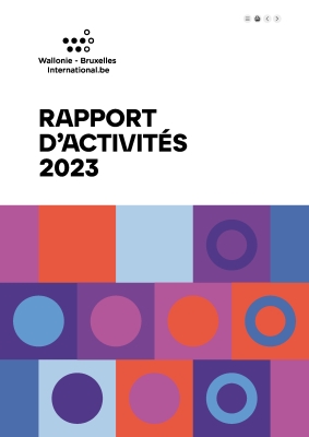Couverture du rapport d'activités 2023