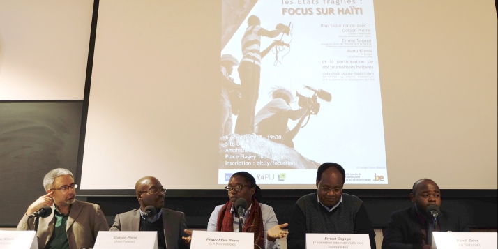 Table-ronde "Enjeux et difficultés du journalisme dans les Etats fragiles: Focus Haïti"