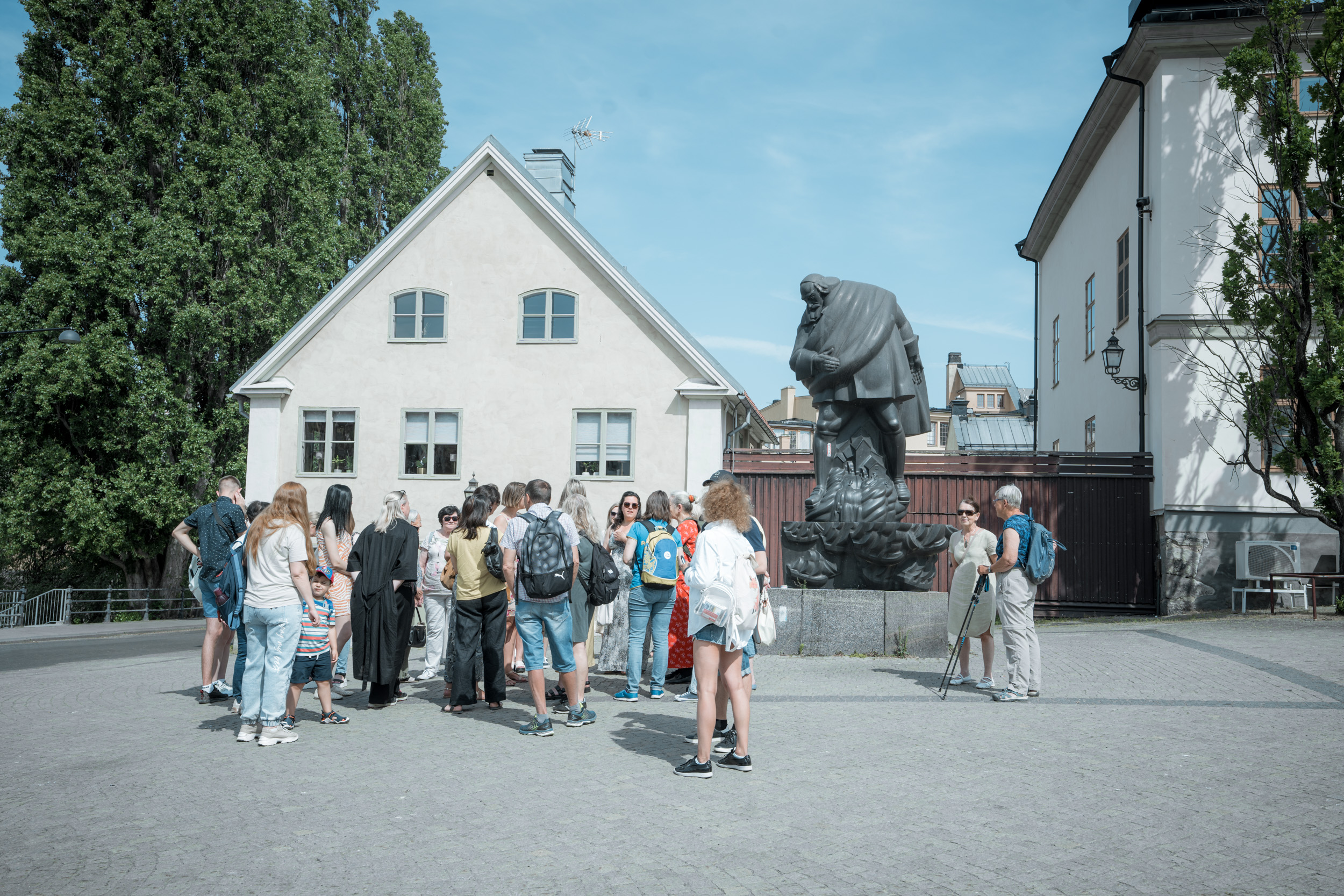 La statue de Louis de Geer par Carl Milles à Norrköping © J. Van Belle - WBI