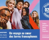 Affiche pour le Village de la Francophonie à Paris