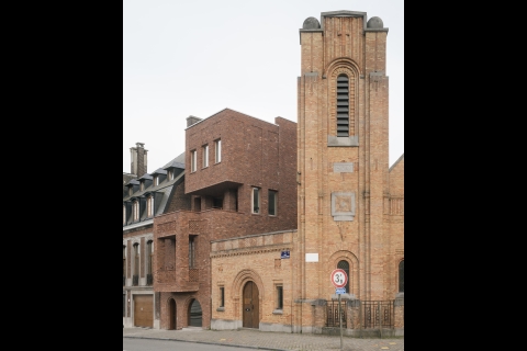 Le projet Kurth à Liège par Olivier Fourneau et le bureau OFA © Stijn Bollaert