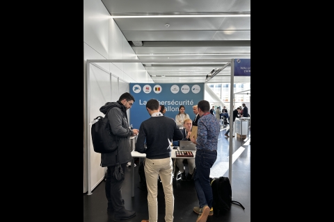 Rencontres sur le stand de la Wallonie