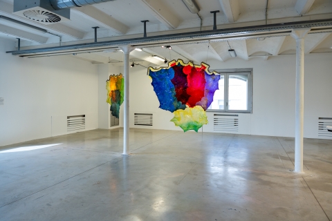 Installation de Amandine Guruceaga  © E. Meunier - WBI