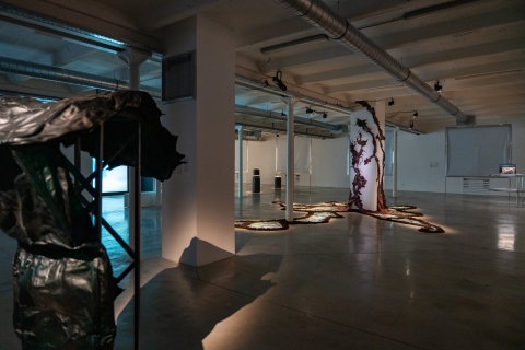 Installation de Charlotte Gautier Van Tour © E. Meunier - WBI