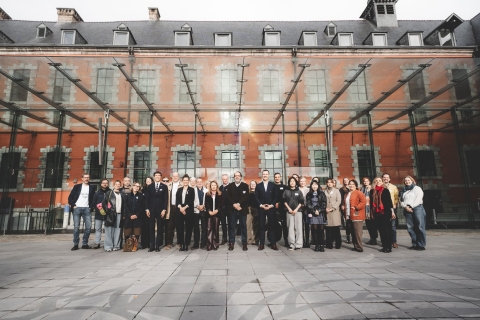 Les représentants des Villes Créatives numériques de l’UNESCO lors de la Réunion mondiale à Namur en octobre 2025 © J. Van Belle - WBI