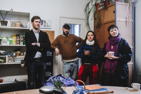 Visite du collectif Level Five et rencontres avec les artistes ©️ J. Van Belle - WBI