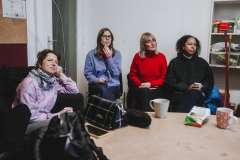 Visite du collectif Level Five et rencontres avec les artistes ©️ J. Van Belle - WBI