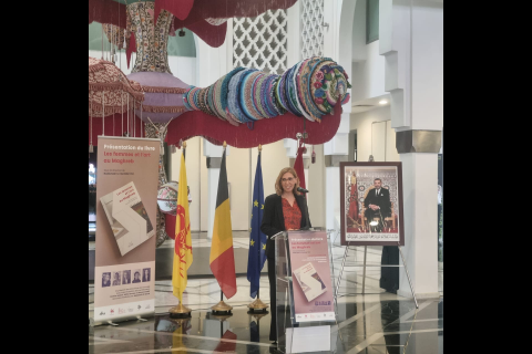 Présentation du livre "Les femmes et l'art au Maghreb" à Rabat, au Maroc