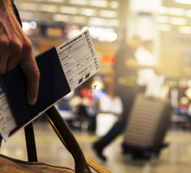 Voyage dans un aéroport