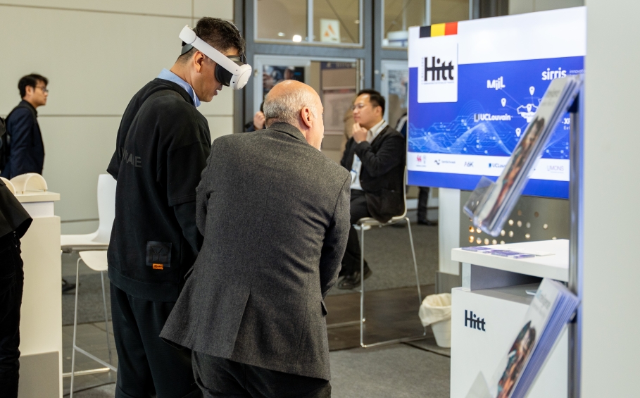 HITT sur le stand Wallonia lors de l'Hannovermesse 2025 © E. Meunier - WBI