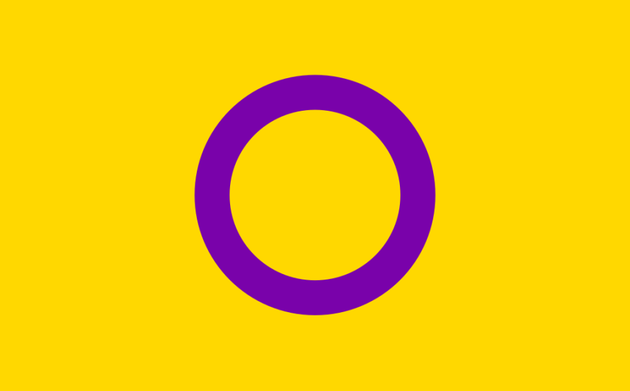 Drapeau de la fierté intersexe