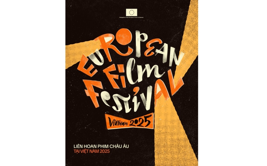 Affiche du Festival du Film européenn 2025 au Vietnam