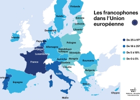 Les francophones dans l'UE © WBI 