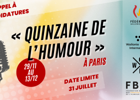 Affiche Quinzaine de l'humour à Paris