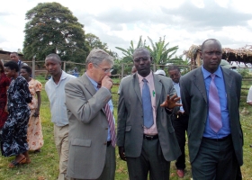 Philippe Suinen en visite au Burundi à l'occasion de la Semaine Belge