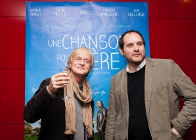 Dave et Joël Franka à l'avant-première du film au Centre Wallonie-Bruxelles de Paris