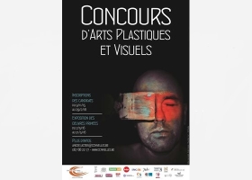 Affiche "concours d'arts plastiques et visuels"