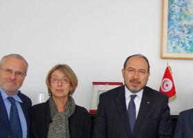 Daniel Soil, Anne Bovy, Taoufik Jelassi, Bruno Delvaux