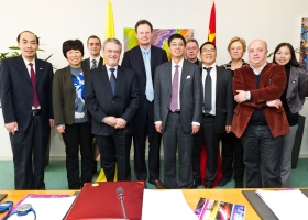 Une rencontre entre Wallonie-Bruxelles International et le Ministère chinois de la Science et de la Technologie s'est tenue dans nos locaux