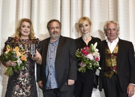 Catherine Deneuve, Jaco Van Dormael, Anna Tenta et Daniel Marquet