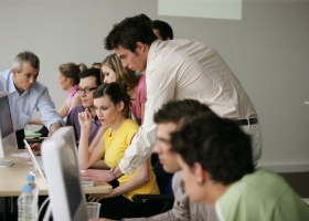 Des étudiants en formation