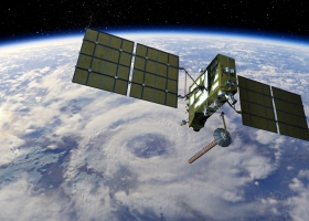 Satellite dans l'espace