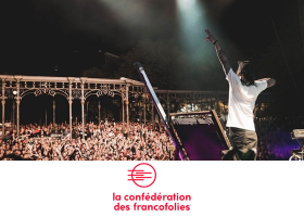 Francofolies de Spa 2019 (c) Jérome Van Belle - WBI - Logo (c) La Confédération des Francofolies