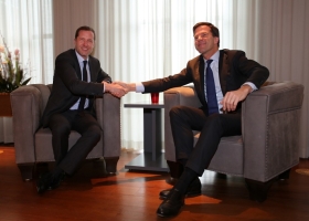 Paul Magnette et Mark Rutte