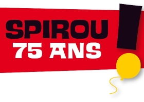 Logo des 75 ans de Spirou