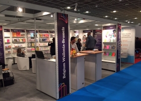 Stand Wallonie-Bruxelles à la Foire du Livre de Francfort 2015