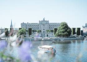 Le Parlement de Suède (Riksdag) à Stockholm © J. Van Belle - WBI