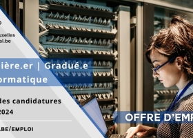 Offre d'emploi bachelière.er/gradué.e informatique WBI