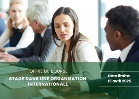 Offre de bourses pour un stage dans une organisation internationale 