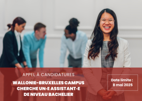 Offre emploi assistant.e Wallonie-Bruxelles Campus 