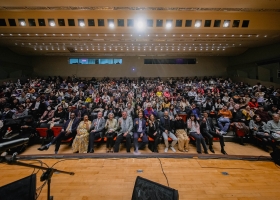 Public réuni au Taipei Performance Hall à Taipei pour la soirée musicale de lancement du Mois de la Francophonie 2026 à Taïwan organisée par AWEX et WBI