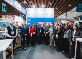 Photo de la délégation wallonne au Forum InCyber à Lille ©️ J. Van Belle - WBI
