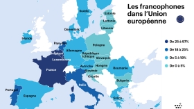 Les francophones dans l'UE © WBI 