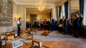 Exposition d'étudiants d'écoles d'art belges au Palais d'Egmont © Belgian Presidency of the Council of the European Union / Julien Nizet