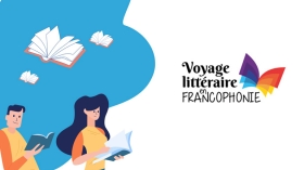 Affiche Voyage Littéraire en Francophonie