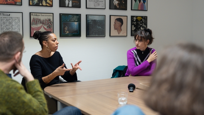 Lisette Lombé et Myriam Leroy © Elodie Meunier - WBI 