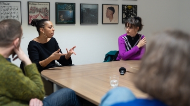 Lisette Lombé et Myriam Leroy © Elodie Meunier - WBI 