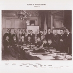 Premier Conseil de physique Solvay photographie de groupe - 1911 (c) Archives de l'ULB et Solvay Institutes