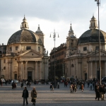 La "Piazza del Popolo" à Rome