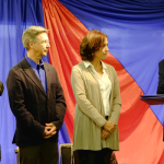 Remise de la distinction par Son Excellence Monsieur Antonio Rodrigue, Ambassadeur d’Haïti en Belgique