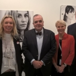 Anne Lenoir, Directrice du Centre Wallonie-Bruxelles à Paris, Valérie Nagant, photographe, Fabienne Reuter, Déléguée générale Wallonie-Bruxelles à Paris