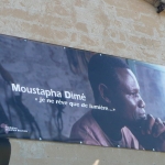 Affiche murale du sculpteur Moustapha Dimé