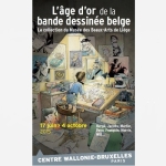 Affiche "L'âge d'or de la bande dessinée belge"