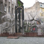 La sculpture du Mémorial en l'honneur de Raoul Wallenberg à Budapest